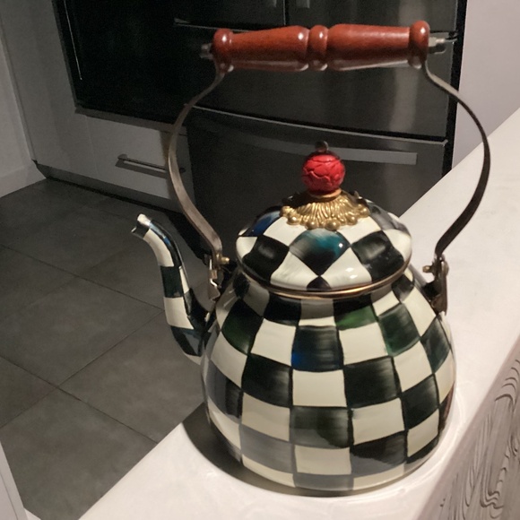 Mackenzie-Childs Courtly CHECK. LIKE NEW. Stunning kitchen design. Signed - Picture 1 of 12